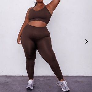 SET ACTIVE Women’s Leggings in Espresso Brown